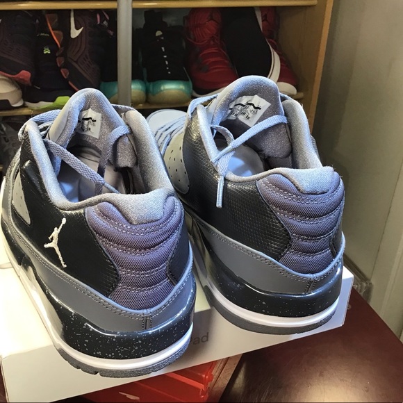 RARE 2013 Nike Jordan Flight Club Mens Basketball Shoes Grey Sneakers 599929-005 - Picture 9 of 16
